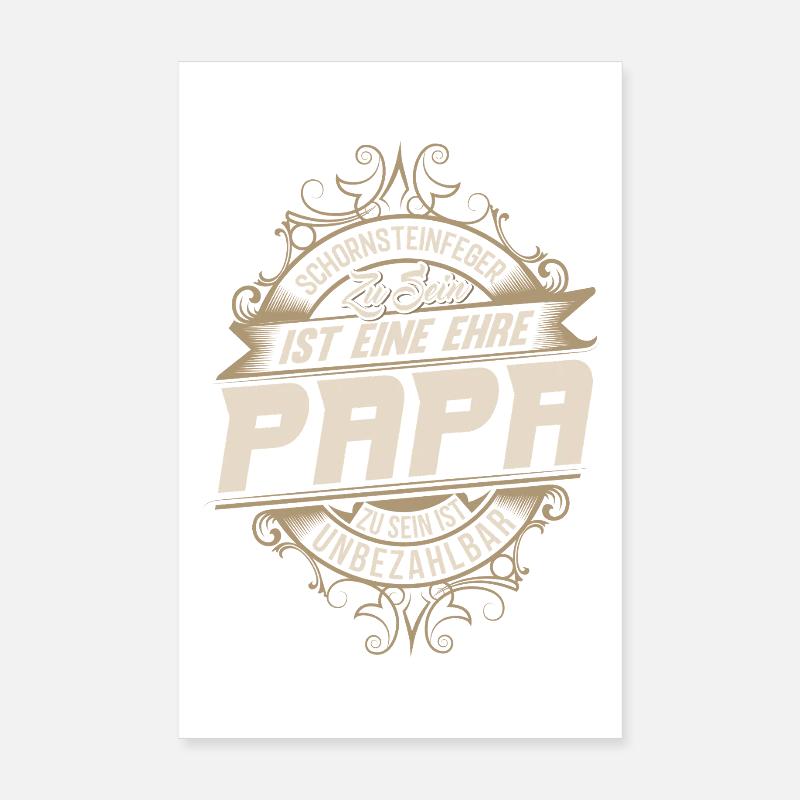 Papa ramoneur Poster 20 x 30 cm