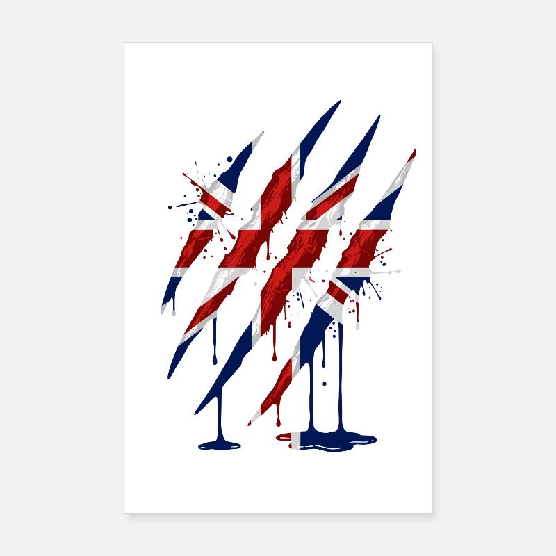 Union Jack Griffe Griffe Marque Poster 20 x 30 cm