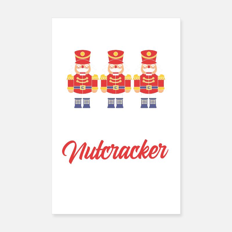 Weihnachten Nussknacker Poster 20x30 cm