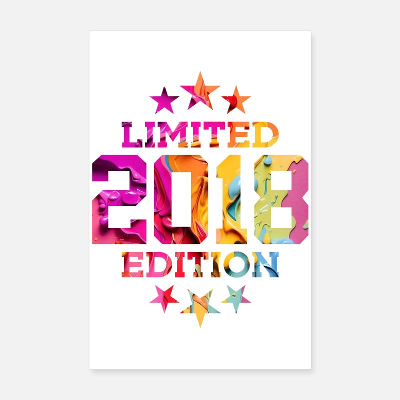 ÉDITION LIMITÉE 8E ANNIVERSAIRE 2018 Poster 20 x 30 cm
