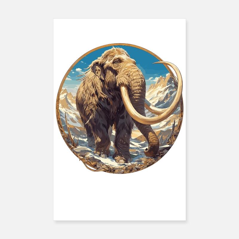 Mammuts Mammut Poster 20x30 cm
