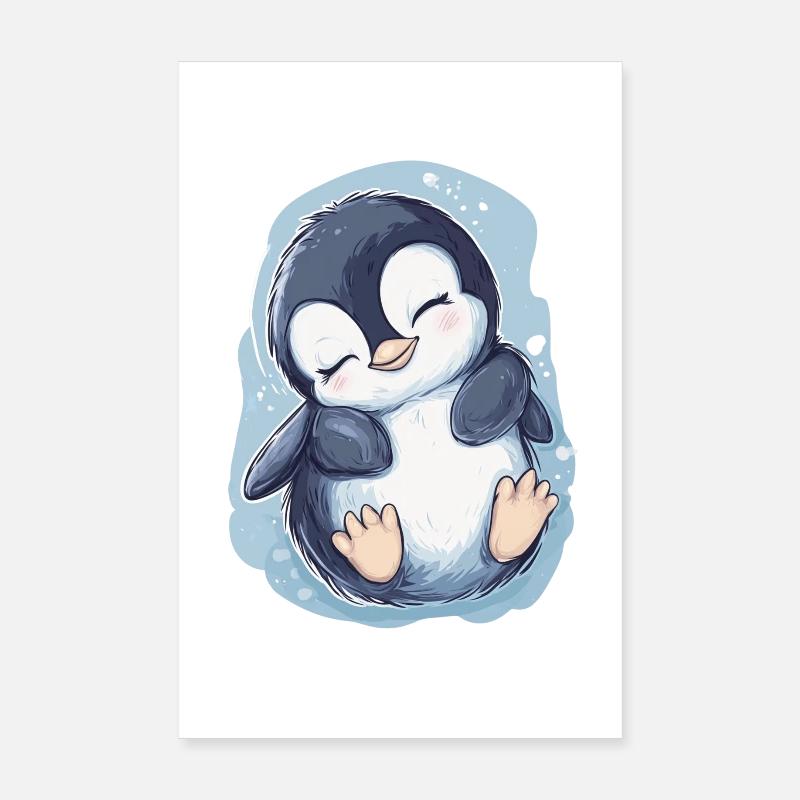 Pinguin Poster 20x30 cm