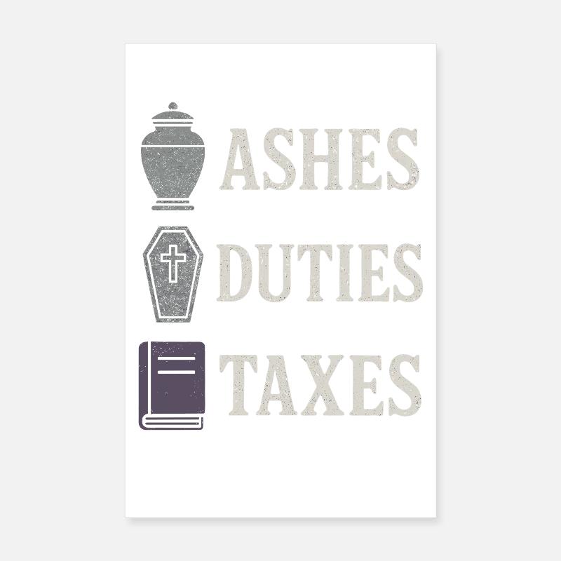 Corpse Science Dark Humor Death Positive Poster 8" x 12" (20x30 cm)