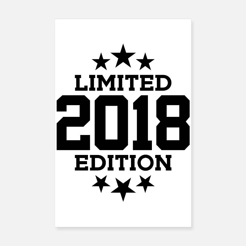 ÉDITION LIMITÉE 8E ANNIVERSAIRE 2018 Poster 20 x 30 cm