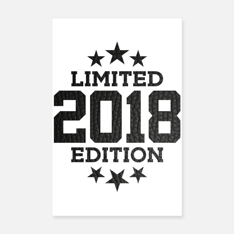 ÉDITION LIMITÉE 8E ANNIVERSAIRE 2018 Poster 20 x 30 cm