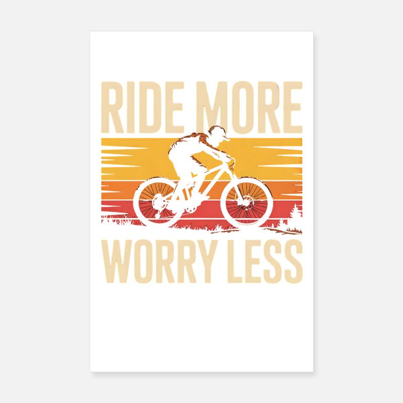Cyclisme Cyclisme VTT Poster 20 x 30 cm