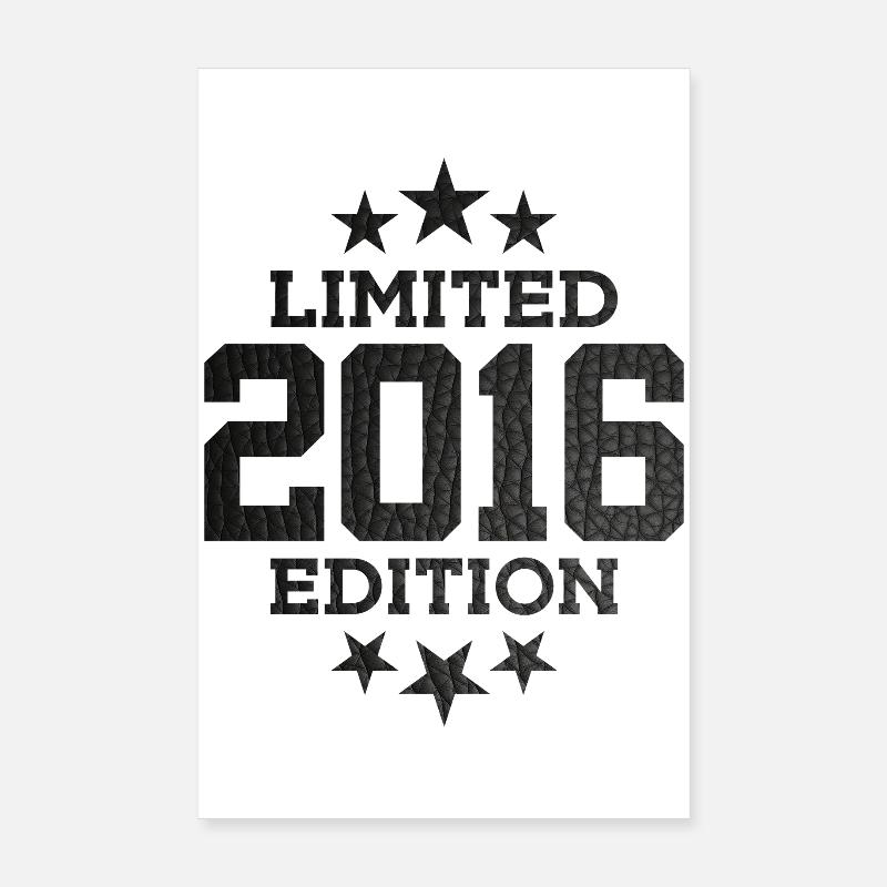 ÉDITION LIMITÉE 2016 10E ANNIVERSAIRE Poster 20 x 30 cm