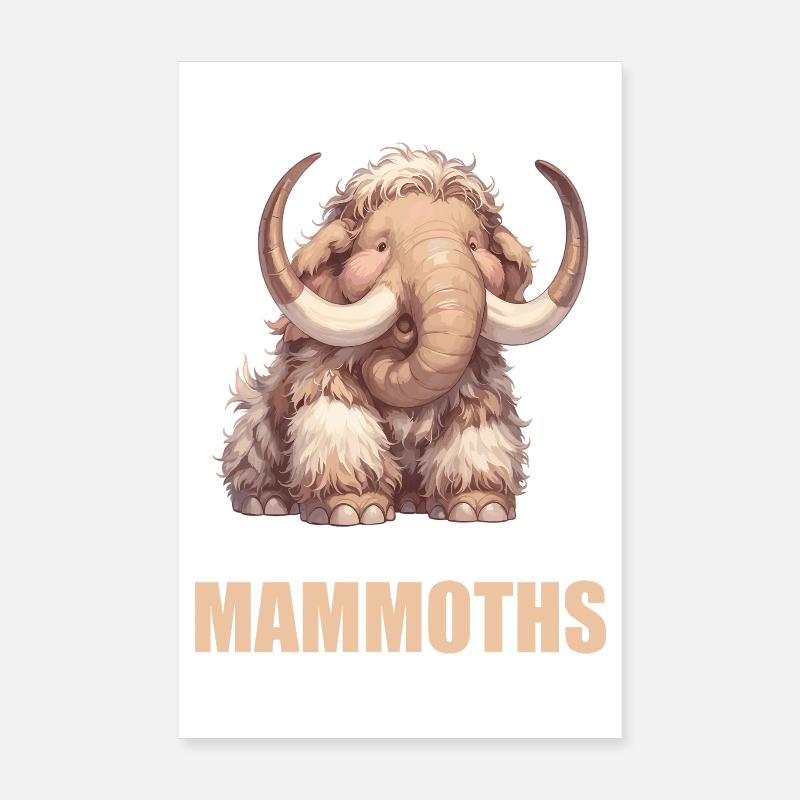 Mammuts Mammut Poster 20x30 cm