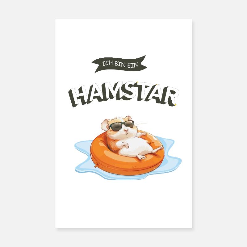 Hamster Hamstar Poster 20 x 30 cm