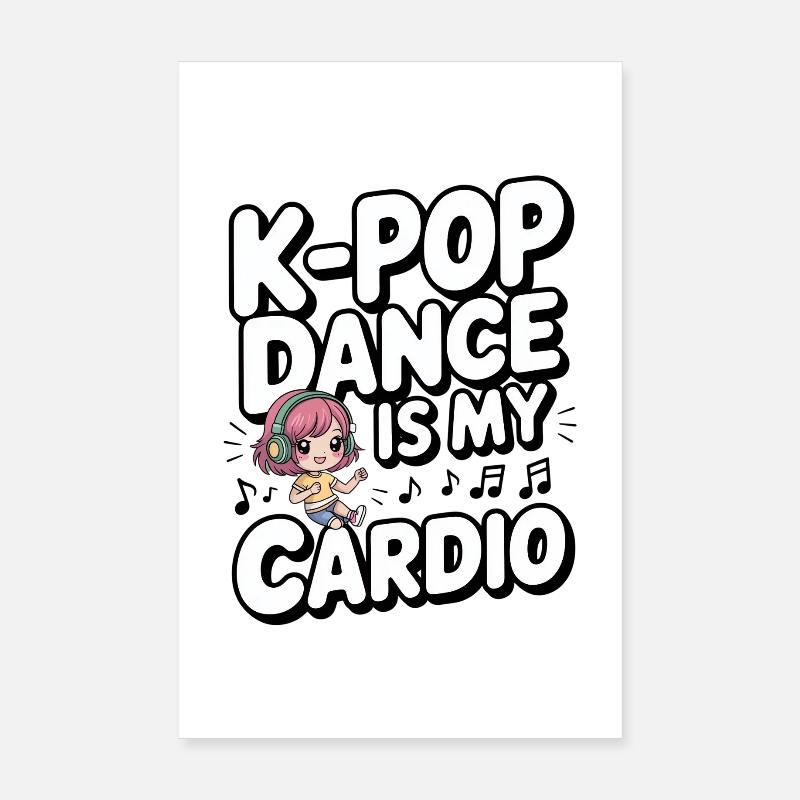 K-Pop Danse Drôle Corée Poster 20 x 30 cm