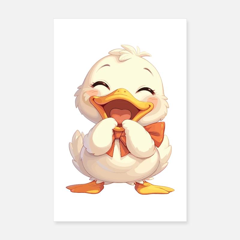 Ducks Duck Poster 8" x 12" (20x30 cm)