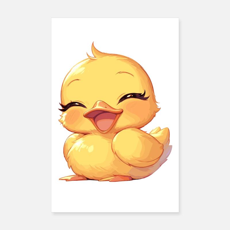 Ducks Duck Poster 8" x 12" (20x30 cm)