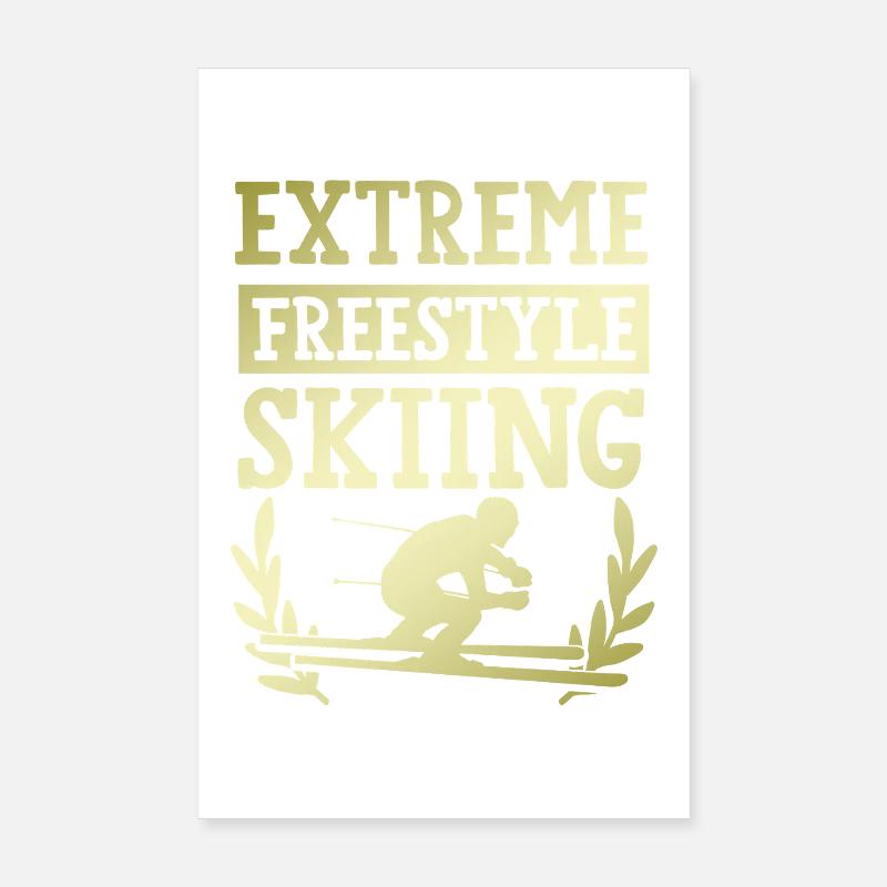 Ski acrobatique Poster 20 x 30 cm