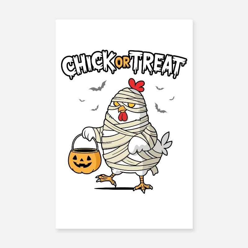 Chick or Treat Poster 8" x 12" (20x30 cm)