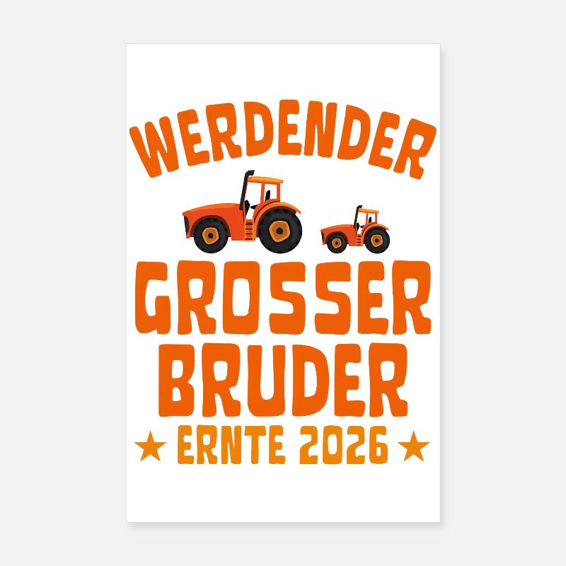 Werdender Grosser VVruder Ernte 2026 Poster 20x30 cm