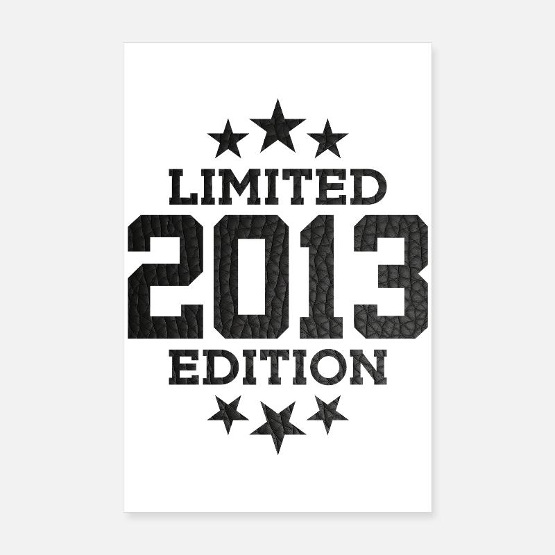 ÉDITION LIMITÉE 2013 13E ANNIVERSAIRE Poster 20 x 30 cm