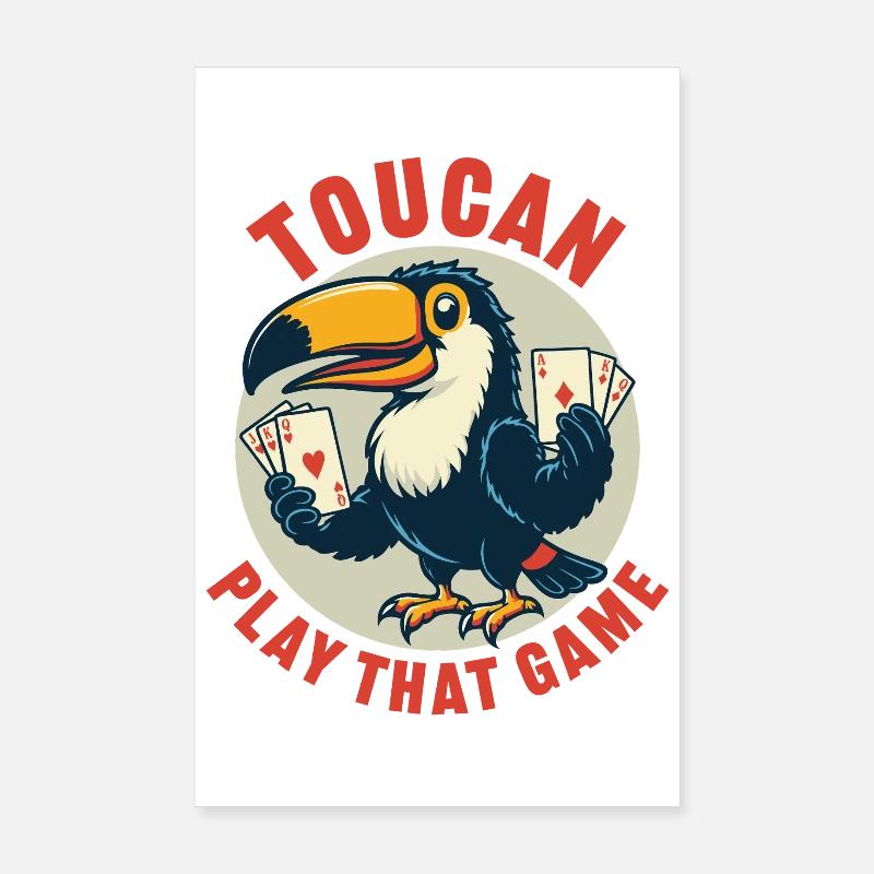 Toucan joue à ce jeu Poster 20 x 30 cm