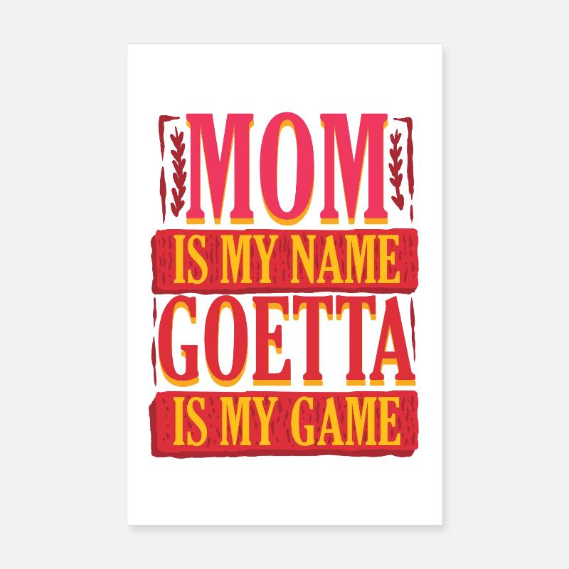 Goetta Wurst Mutter Poster 20x30 cm