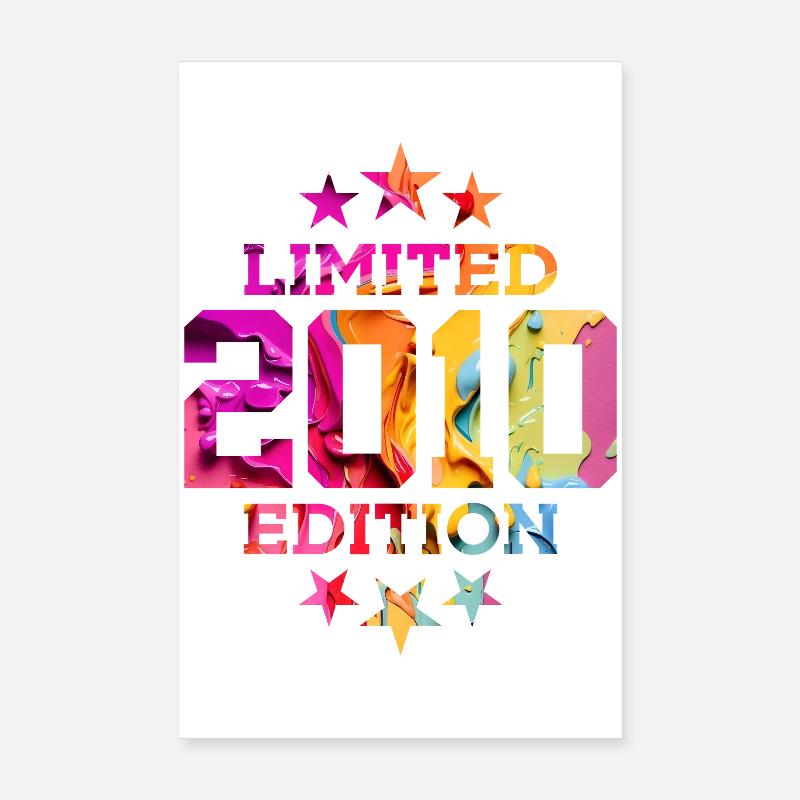 ÉDITION LIMITÉE 2010 16E ANNIVERSAIRE Poster 20 x 30 cm