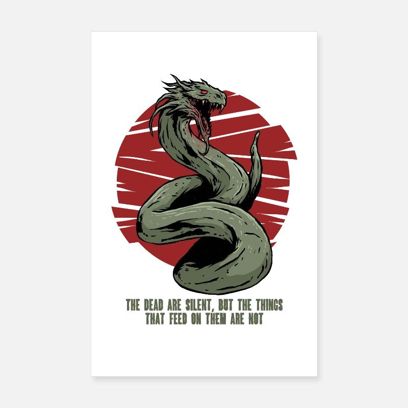 Basilisk Mythological Creatures Poster 8" x 12" (20x30 cm)