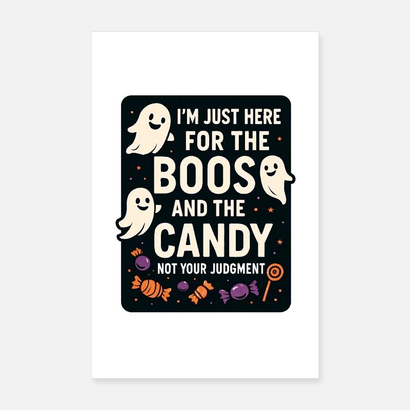 Halloween - Fun Ghosts Poster 8" x 12" (20x30 cm)