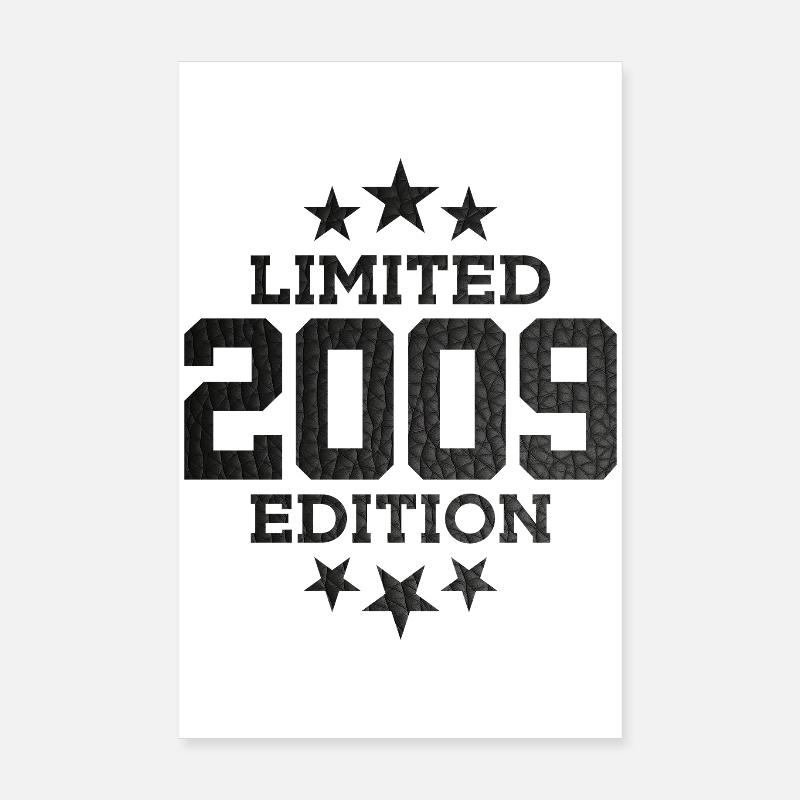 ÉDITION LIMITÉE 2009 17E ANNIVERSAIRE Poster 20 x 30 cm