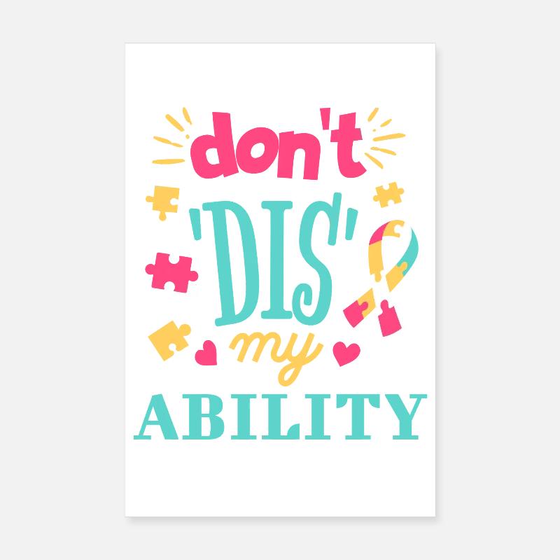 Acceptance instead of prejudice Poster 8" x 12" (20x30 cm)
