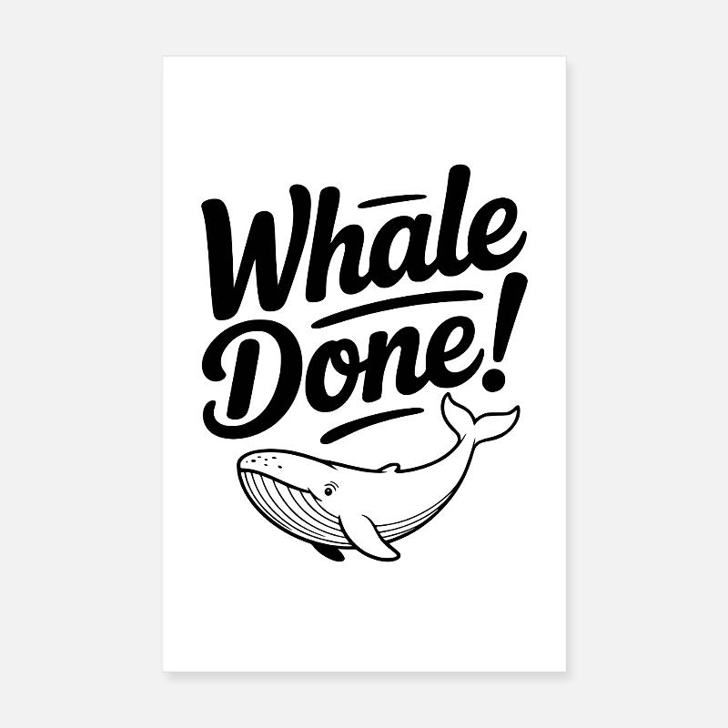Wal fertig! Poster 20x30 cm