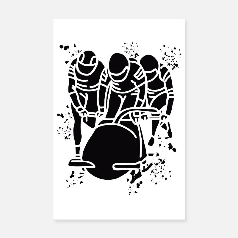 Bobsleigh Bobsleigh Bobsleigh à quatre Poster 20 x 30 cm