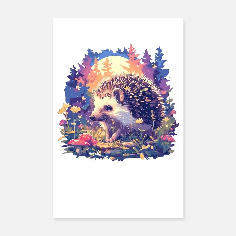 Igel Poster 20x30 cm