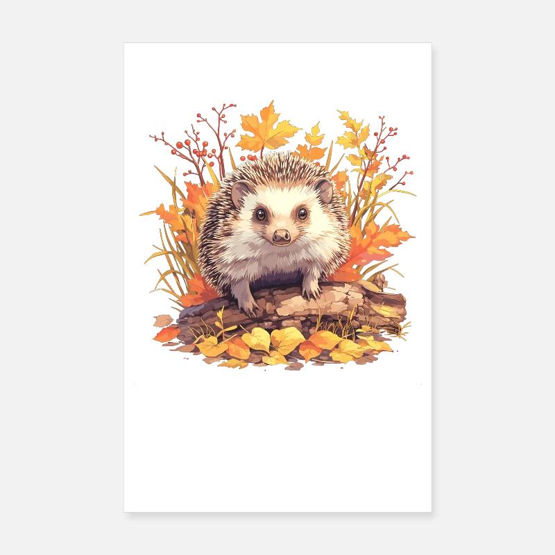 Igel Poster 20x30 cm
