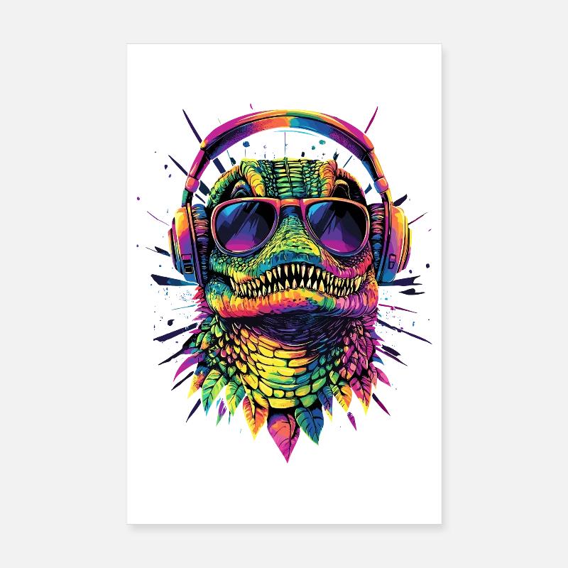 Caïman Crocodile Alligator Reptiles Crocodile Caïmans Poster 20 x 30 cm