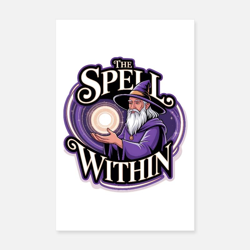 Magic Wizard – The Spell Within Poster 8" x 12" (20x30 cm)