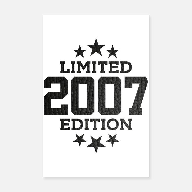 ÉDITION LIMITÉE 2007 19E ANNIVERSAIRE Poster 20 x 30 cm