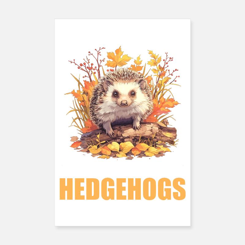 Igel Poster 20x30 cm