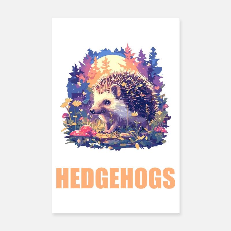 Igel Poster 20x30 cm