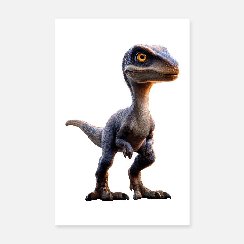 Raptor Velociraptor Dinosaur Dino Raptors Poster 8" x 12" (20x30 cm)
