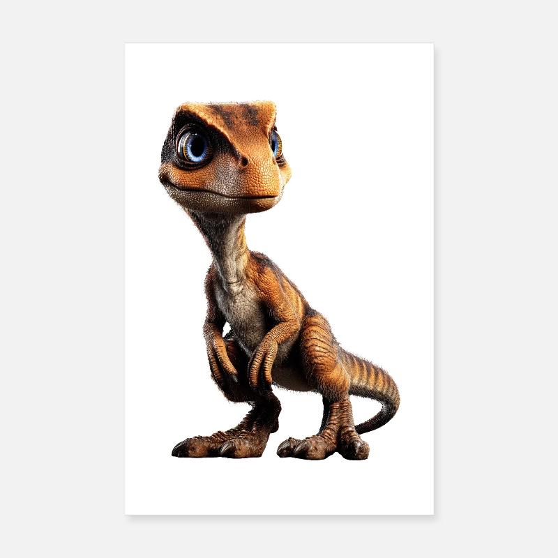 Raptor Velociraptor Dinosaur Dino Raptors Poster 8" x 12" (20x30 cm)