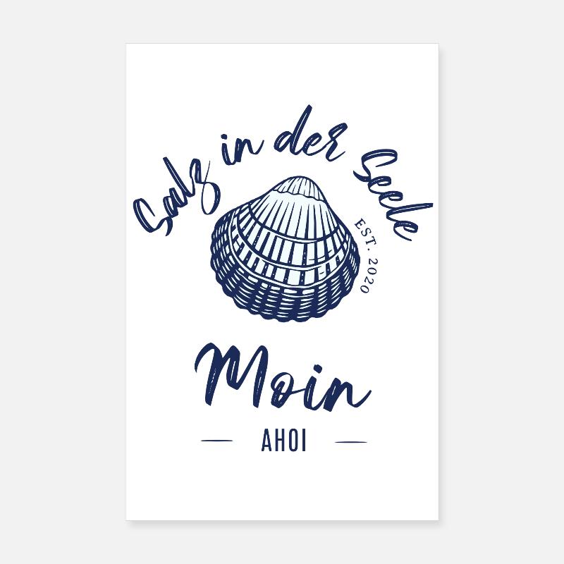 Salz in der Seele | Moin Poster 20x30 cm