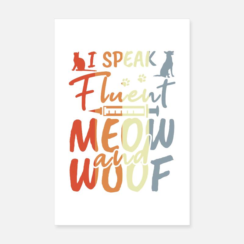 Vet Joke Poster 8" x 12" (20x30 cm)