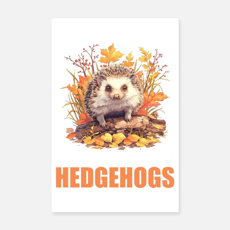 Igel Poster 20x30 cm