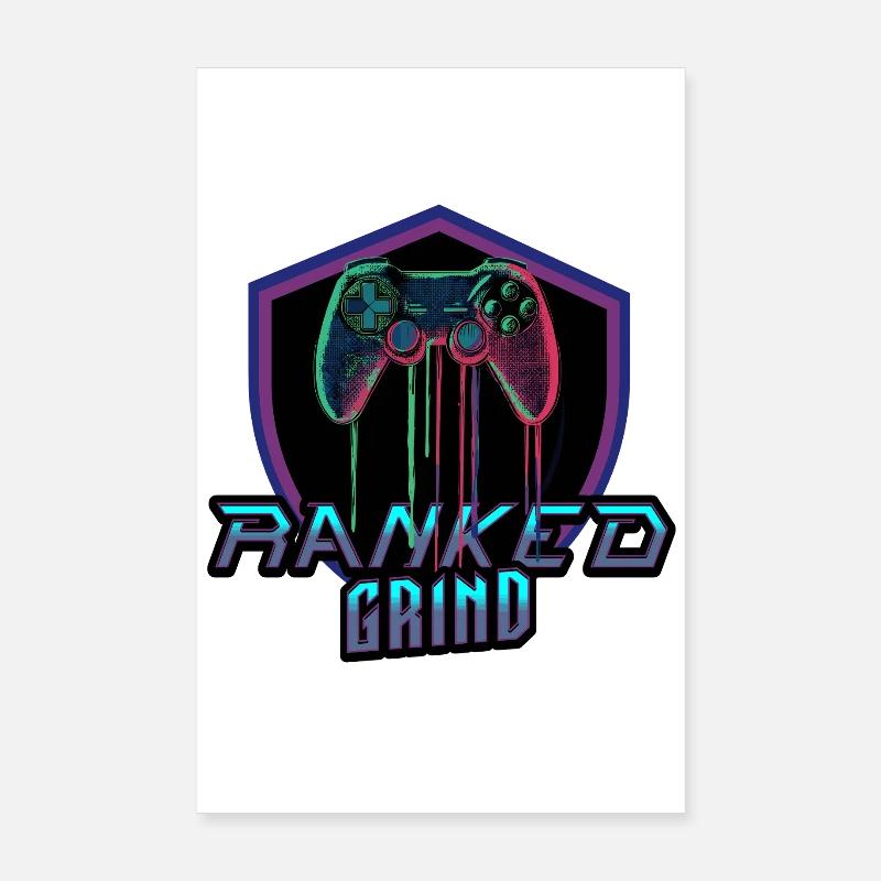 Ranked Grind Poster 8" x 12" (20x30 cm)