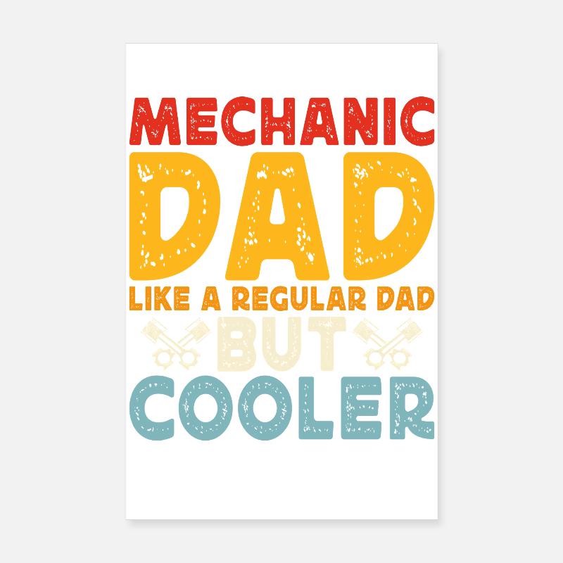 Car Mechanic Mechatronics Technician Screwdriver Gift Poster 8" x 12" (20x30 cm)