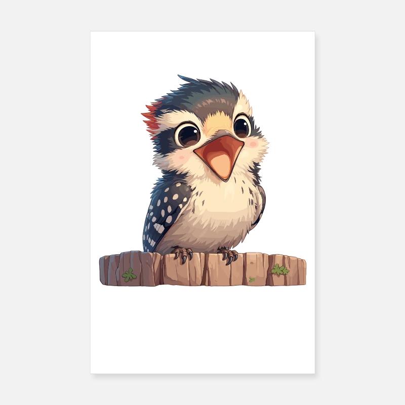 Spechte Specht Poster 20x30 cm