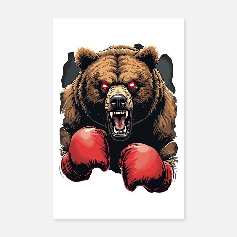 boxe Poster 20 x 30 cm