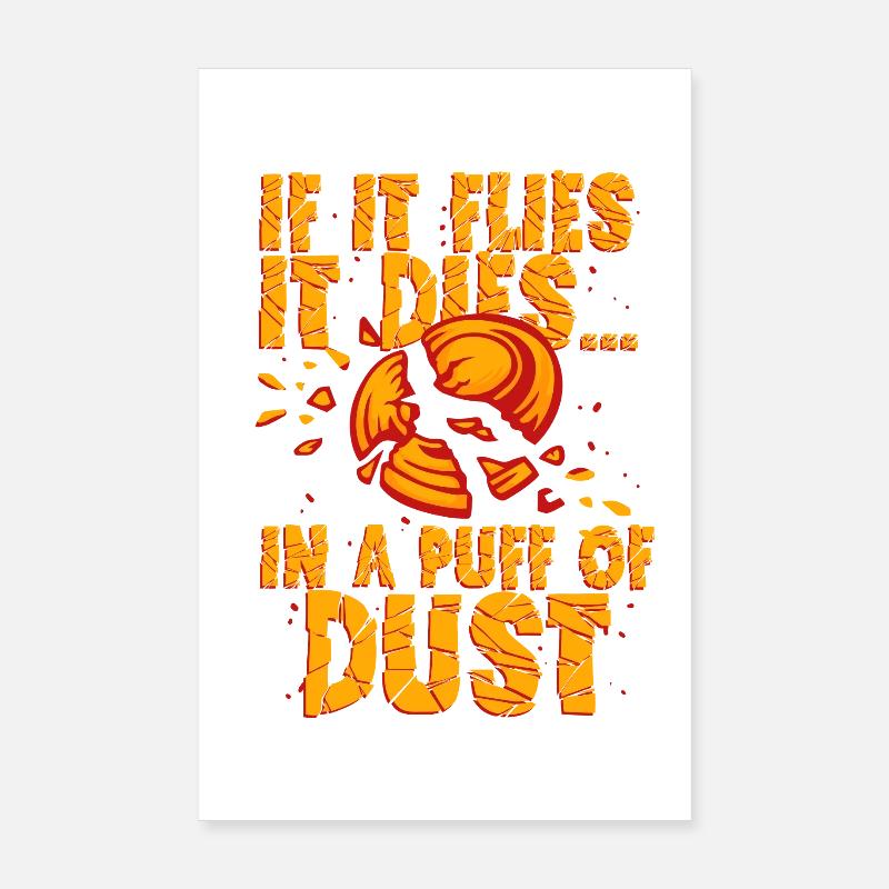 Clay pigeon shooting Target shooting Poster 8" x 12" (20x30 cm)