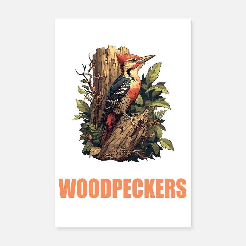 Spechte Specht Poster 20x30 cm