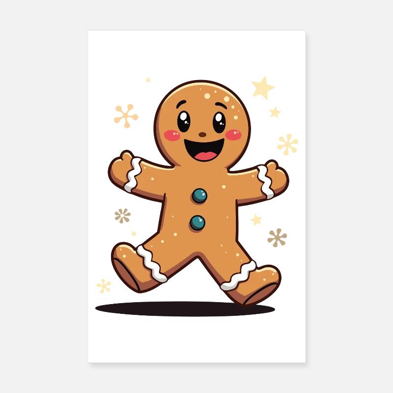 Lebkuchenmann Poster 20x30 cm