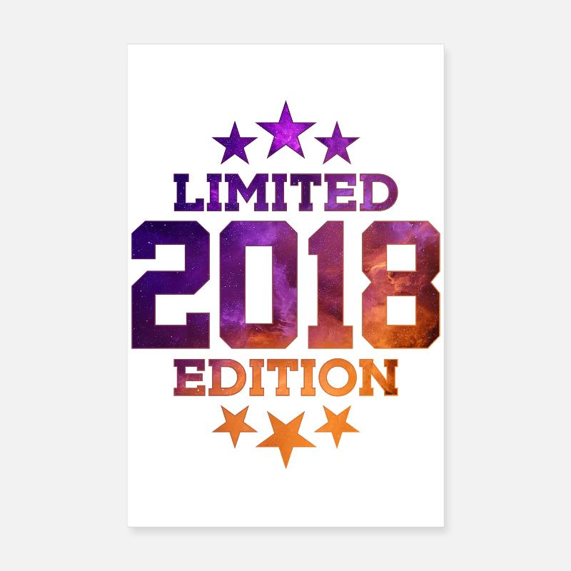 ÉDITION LIMITÉE 8E ANNIVERSAIRE 2018 Poster 20 x 30 cm