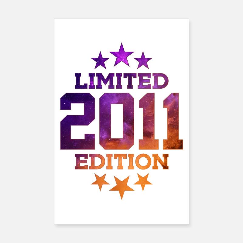 ÉDITION LIMITÉE 2011 15E ANNIVERSAIRE Poster 20 x 30 cm